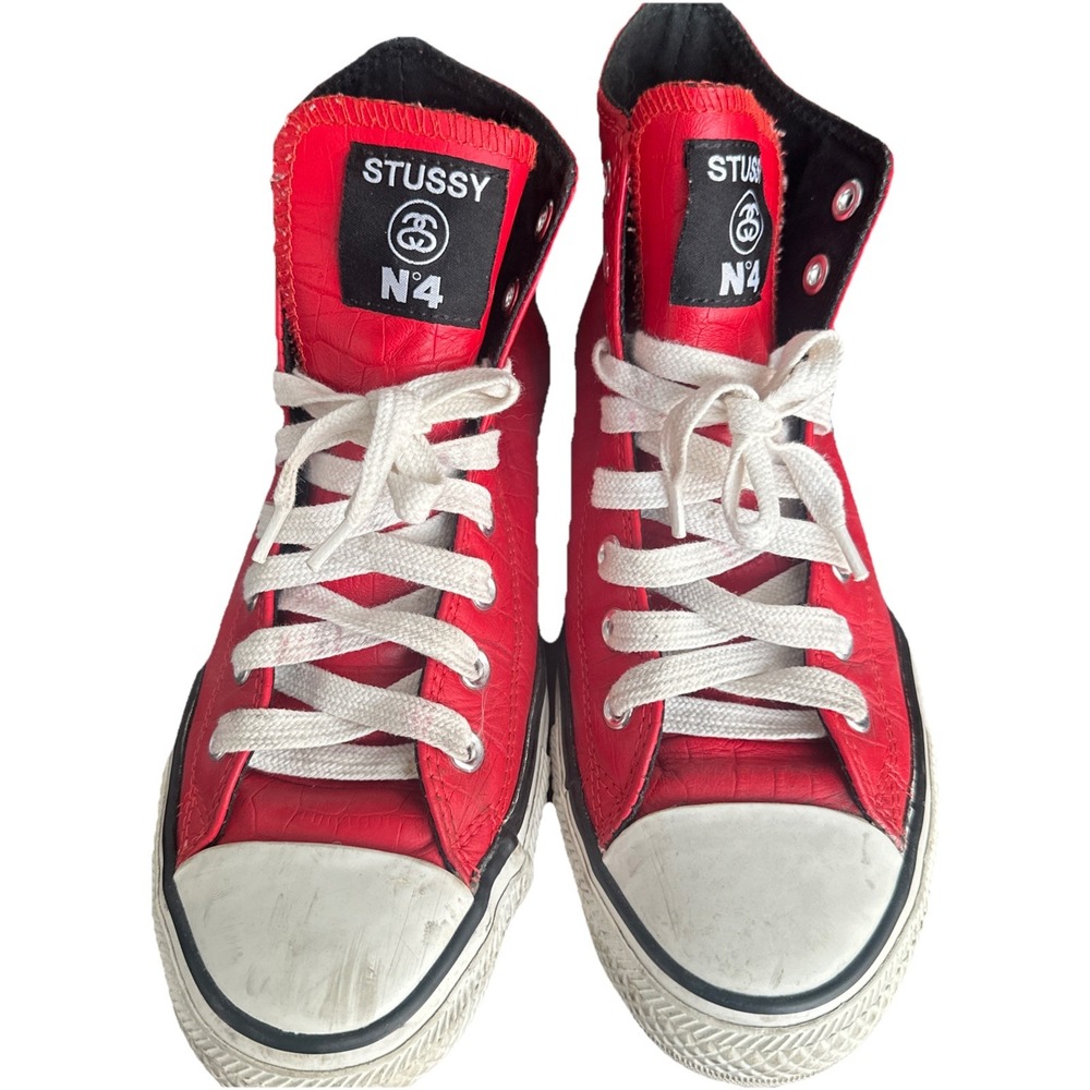 Converse × Stussy × Vintage Converse x stussy 2013 high top sneakers Mens 8.5